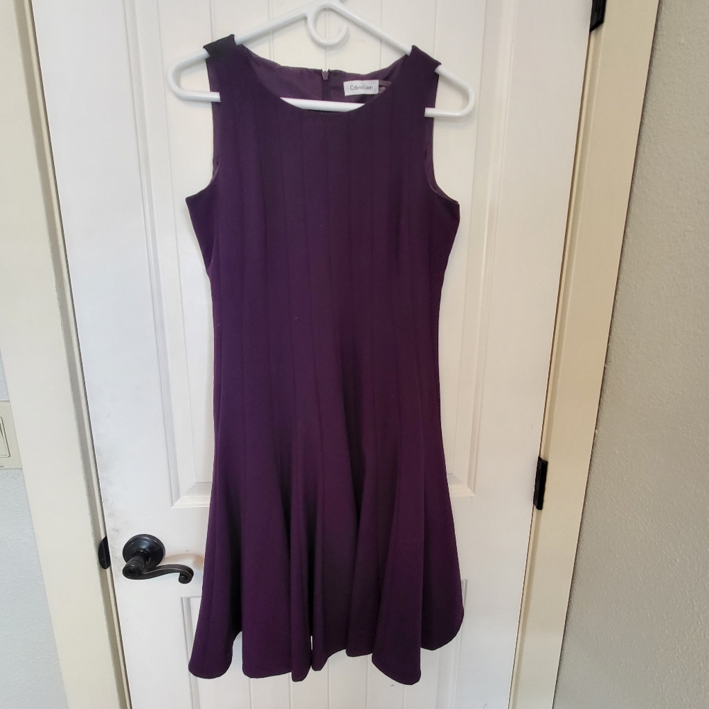 Calvin Klein | purple business dress